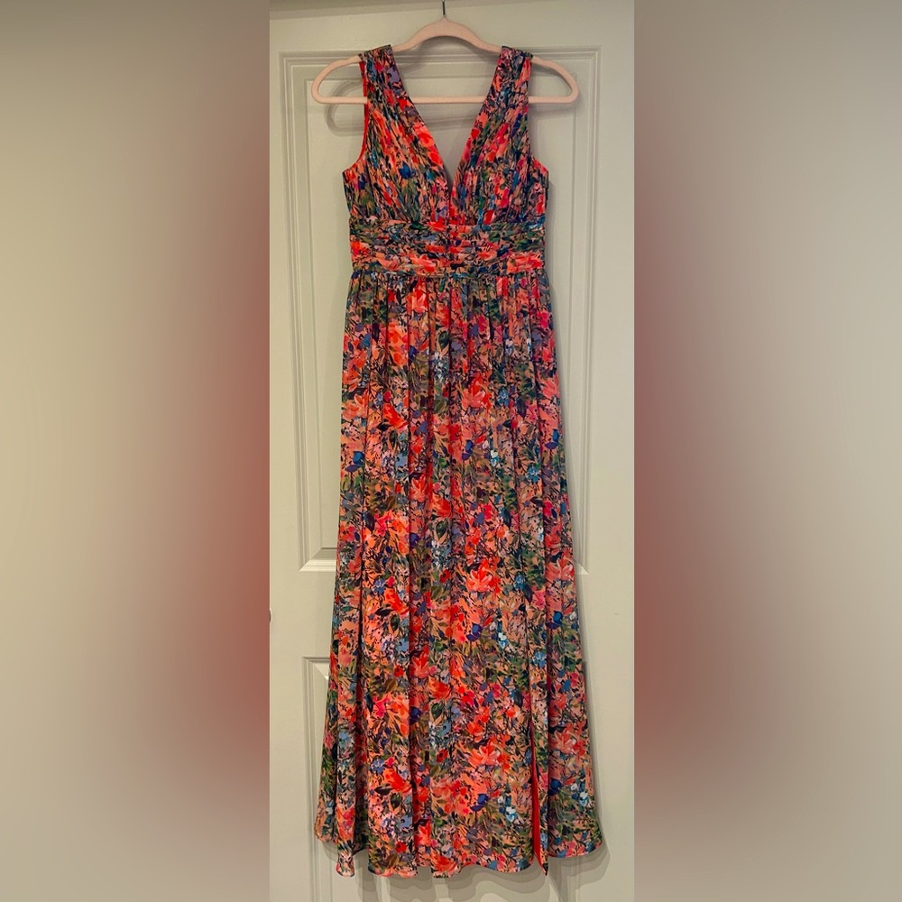 Chiffon V-Neck Formal Dress